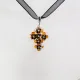 Small Cross - Ululani-Black Organza - 1